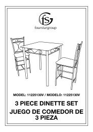 3 piece dinette set juego de comedor de 3 pieza - Fourstar Group ...