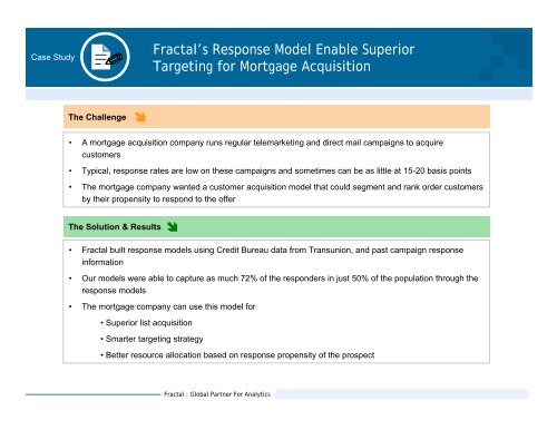 Mortgage Acquisition Case Study - Fractal Analytics