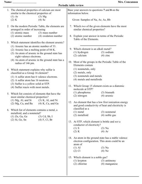 Blue Packet With Answers At The End