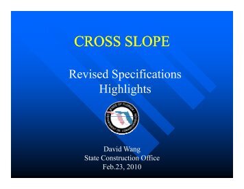 Cross Slope - David Wang