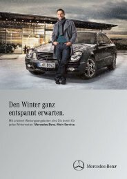 Den Winter ganz entspannt erwarten. - Mercedes-Benz ...