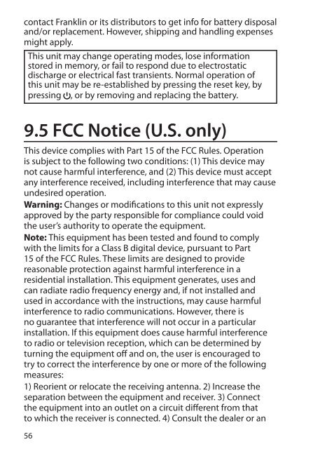 Holy Bible - Franklin Electronic Publishers, Inc.