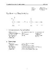 Synthese von Phenylacetylen