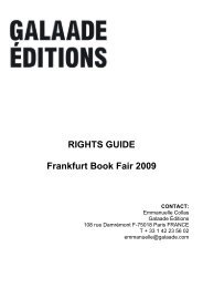 RIGHTS GUIDE Frankfurt Book Fair 2009 - Galaade