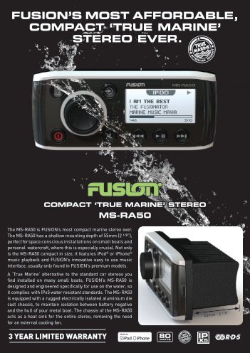 MS-RA50 Brochure - Fusion
