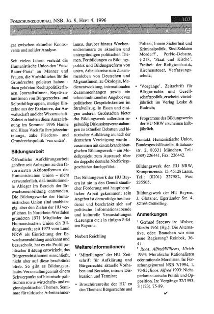 Vollversion (6.59 MB) - Forschungsjournal Soziale Bewegungen