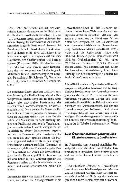 Vollversion (6.59 MB) - Forschungsjournal Soziale Bewegungen