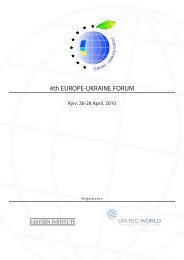 4th EUROPE-UKRAINE FORUM - Forum Ekonomiczne