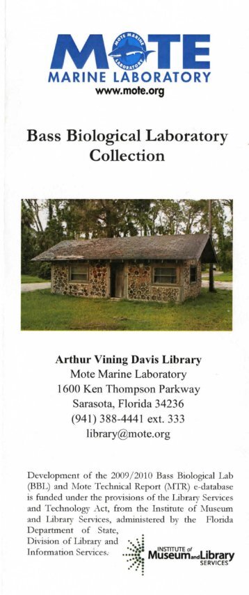 Brochure - Florida Library Association