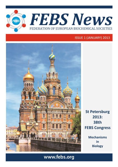 St Petersburg 2013: 38th FEBS Congress - GBM