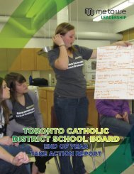 toronto catholic district school board - Free The Children