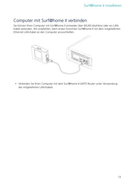 Ihr Surf@home II-UMTS Router - O2