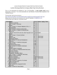 Lanston Monotype Machine Company Metal Type ... - GalleyRack.com