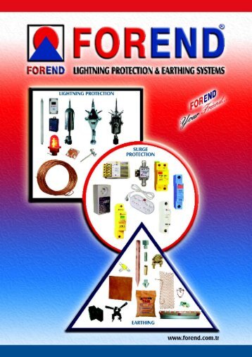 ww.forend.com.tr EARTHING SURGE PROTECTION LIGHTNING ...