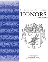 2011 Honors Convocation.pdf - Library - Lindenwood University