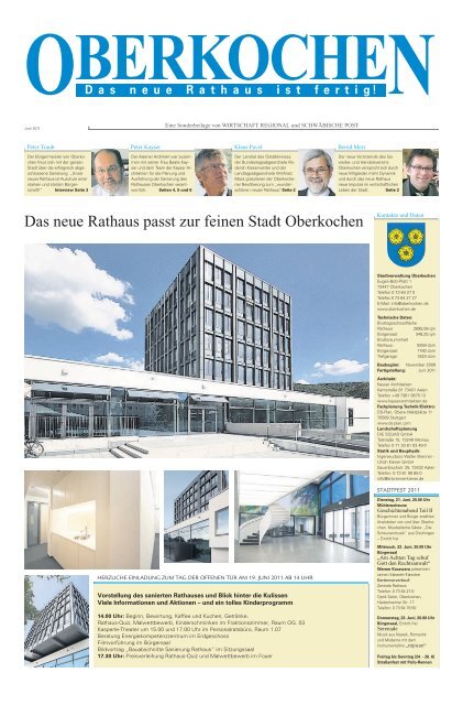 Oberkochen - Das neue Rathaus ist fertig - Schwäbische Post