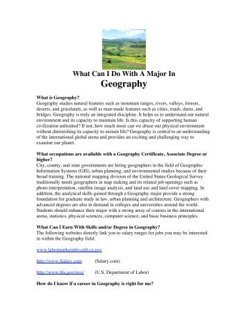 Geography - Foothill College