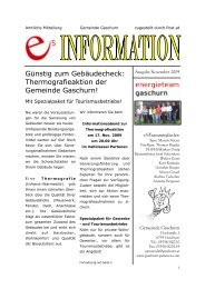 Thermografieaktion der Gemeinde Gaschurn!