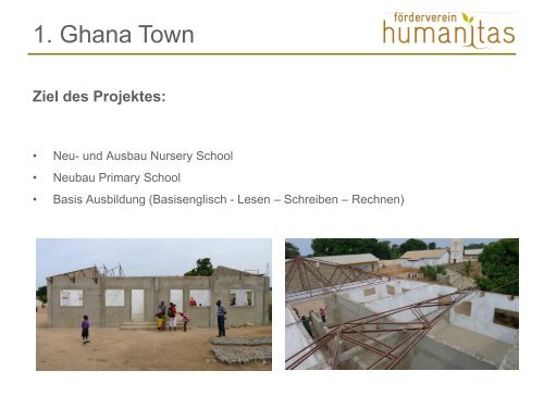 Ghana Town - Förderverein Humanitas