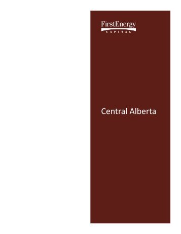 Central Alberta - FirstEnergy Capital Corp.