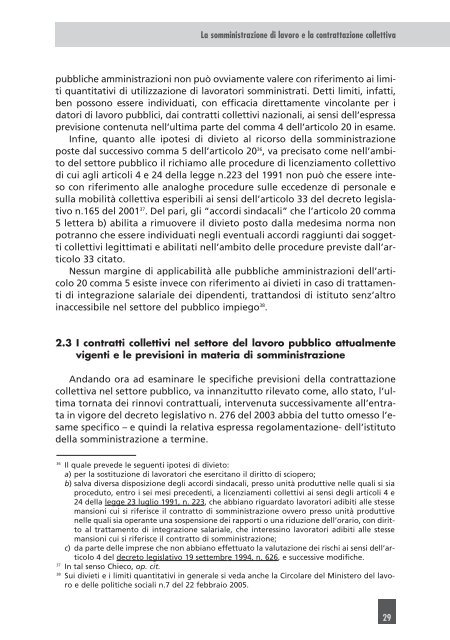 somministrazione del lavoro - Dipartimento Funzione Pubblica