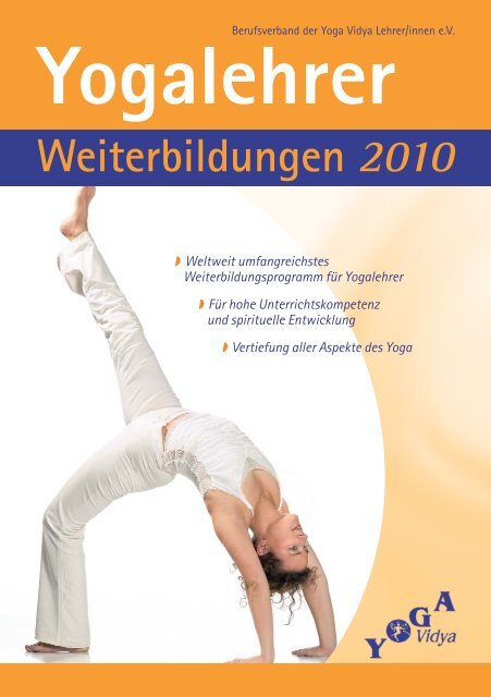 Yogalehrer Weiterbildungen 2010