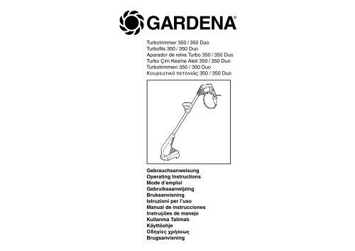 OM, Gardena, Turbotrimmer 350 / 350 Duo, Art 02555-20, 2001-03