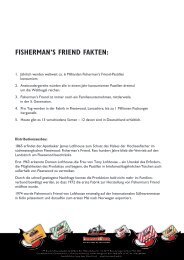 FISHERMAN'S FRIEND FAKTEN: