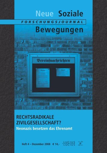 Vollversion (6.76 MB) - Forschungsjournal Soziale Bewegungen