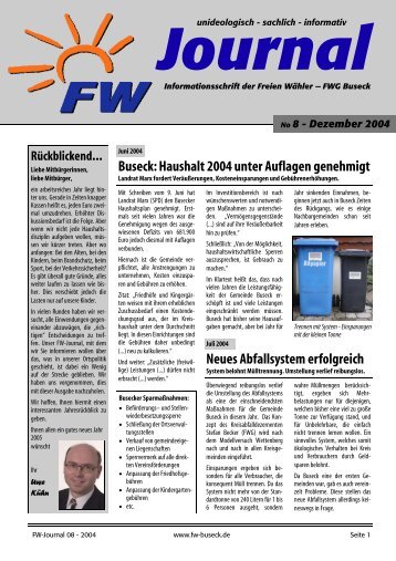 fwg-journal 08-04.pub - FWG Buseck
