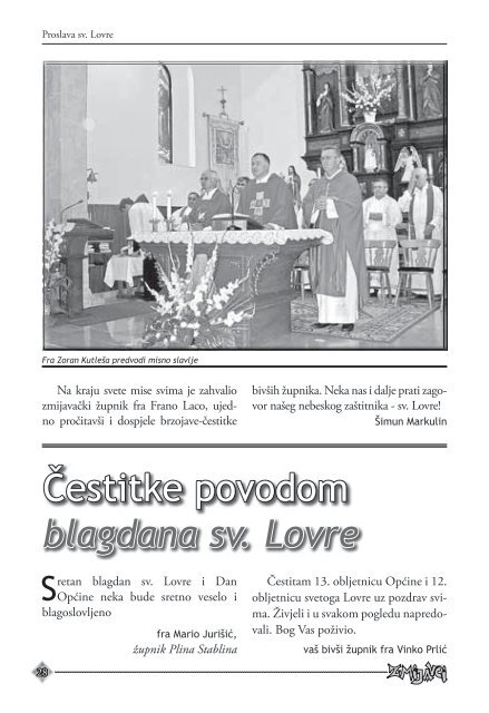 GOD. 15. BOŽIĆ, 2010. g. Br. 1 (24) - Franjevačka provincija ...