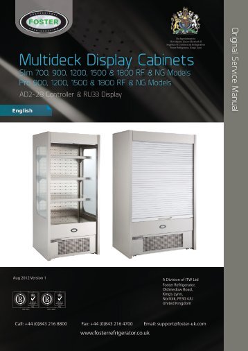 Multideck AD2-28 - Foster Refrigerator