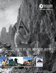 STATE OF THE INDUSTRM REPORT - Outdoor Industry Association