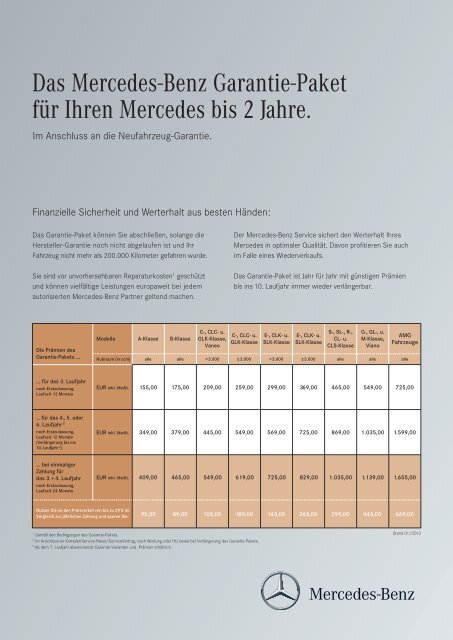 AGB Garantie-Paket - Mercedes-Benz Niederlassung Frankfurt ...