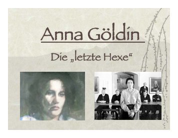 Vortrag Anna Göldin - fri-tic