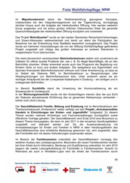 Sachbericht Paragraph 14 der Zuwendungsvereinbarung 2009 ...