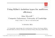 Using Kilim's isolation types for multicore efficiency