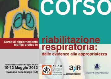 Scarica il Programma del Corso - Fondazione Salvatore Maugeri