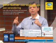 John Kotter over leidinggeven aan verandering - Focus Conferences