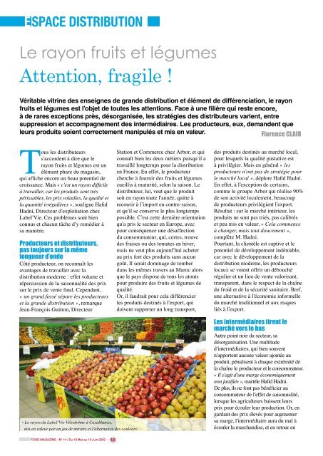 Cosumar L'entreprise du mois - FOOD MAGAZINE