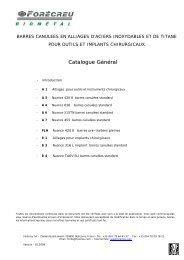 Catalogue fr biometal TARIF 12 2008 - forecreu