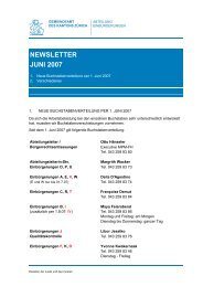 NEWSLETTER JUNI 2007 - Gemeindeamt