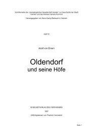 Oldendorf und seine Höfe - bei Friedrich Vennekohl