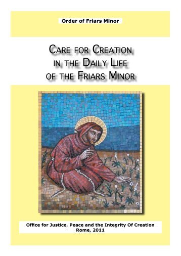 Care for Creation in the Daily life of the friars Minor - OFM