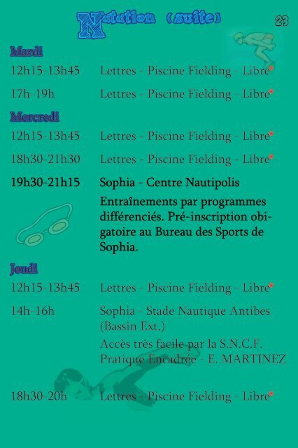 SUAPS - Université Nice Sophia Antipolis