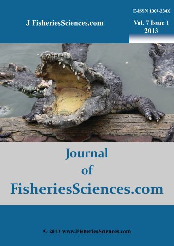 ALL Contents in PDF File, Click Vol. 7 Issue 1 - FisheriesSciences.com