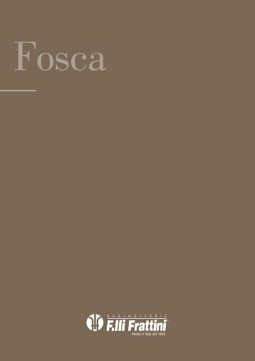 fosca - Rubinetterie Fratelli Frattini