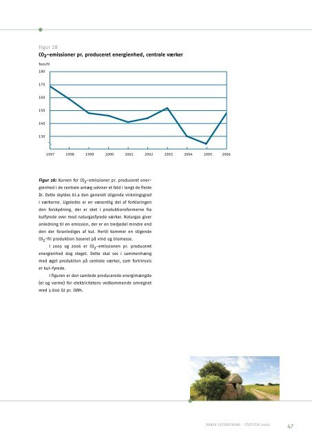 dansk elforsyning statistik I 2006