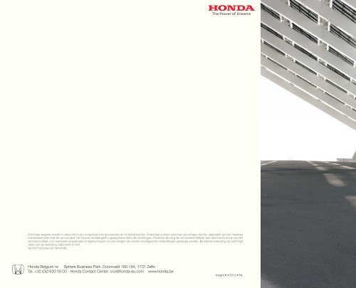 Insight (PDF, 5 MB) - Honda