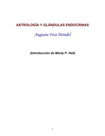 Astrología y Glándulas Endocrinas - Fraternidade Rosacruz no Rio ...